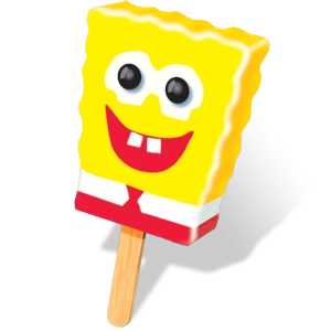 Sponge Bob Ice Cream Face Bar 20 Pack