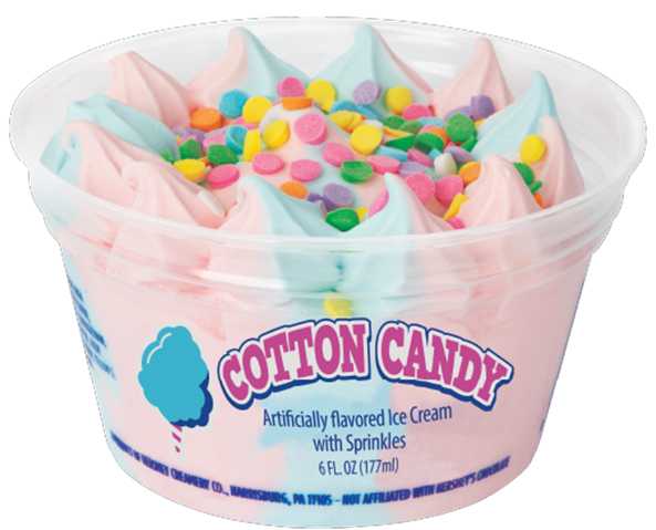 8001 HRSH CUPS COTTON CANDY 6OZ