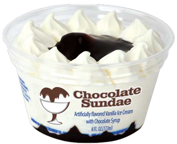 8052 HRSH CUPS CHOC SUNDAE 6OZ