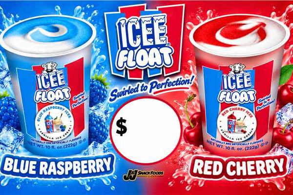 Icee Float Cup Cherry 1/12pk